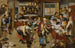 Das Büro der Anwaltskanzlei im Dorf - Pieter Brueghel der Jüngere — Ansicht des Kunstwerks
