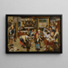 Das Büro der Anwaltskanzlei im Dorf - Pieter Brueghel der Jüngere — gerahmtes Bild an der Wand
