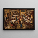 Das Finanzamt - Pieter Brueghel der Jüngere — gerahmtes Bild an der Wand