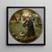 Wer weiß warum die Gänse barfuß gehen - Pieter Brueghel der Jüngere — gerahmtes Bild an der Wand
