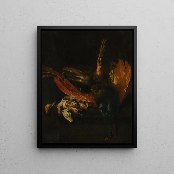 Pieter Casteels III - Still Life Of Game Birds On A Ledge.webp