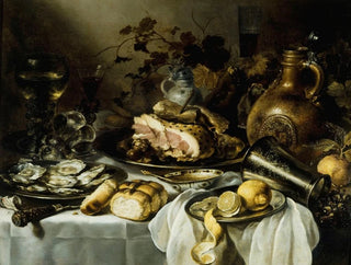 Naturmorte mit Schinken - Pieter Claesz — Ansicht des Kunstwerks