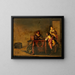 Spieler von Tric Trac - Pieter Codde — gerahmtes Bild an der Wand
