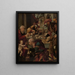 L'Adoration - Pieter Coecke van Aelst — gerahmtes Bild an der Wand