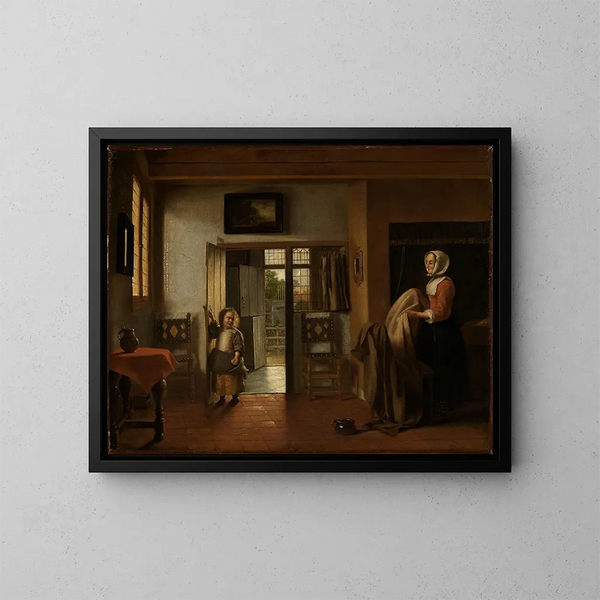 Pieter De Hooch - In the bedroom.webp