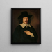 Portrait eines Mannes - Pieter Dubordieu — gerahmtes Bild an der Wand