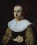 Portrait einer jungen Frau - Pieter Dubordieu — Ansicht des Kunstwerks