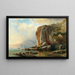 auf der Küste von Menton - Pieter Franciscus Peters — gerahmtes Bild an der Wand
