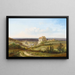 Ansicht des Schlosses Haunsheim im Landkreis Dillingen an der Donau - Pieter Franciscus Peters — gerahmtes Bild an der Wand