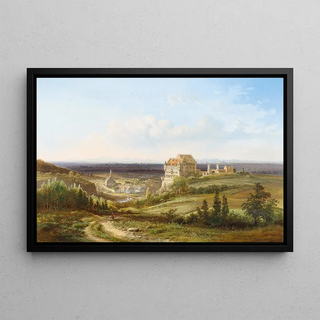 Pieter Franciscus Peters - View of Schlo Haunsheim in the district of Dillingen on the Danube.webp