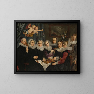 Pieter Fransz de Grebber - Theodorus Schrevelius and his family at the table.webp