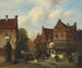 Eine niederländische Straßenszene - Pieter Gerardus Vertin — Ansicht des Kunstwerks