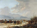 Briser la glace sur le Karnemelksloot à Naarden, janvier 1814 - Pieter Gerardus van Os — Ansicht des Kunstwerks