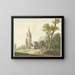 L'église de Warmond - Pieter Gerardus van Os — gerahmtes Bild an der Wand