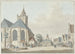 Der Markt in Vlaardingen mit der Kirche und dem Rathaus - Pieter Jan van Liender — Ansicht des Kunstwerks