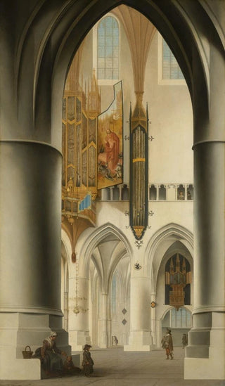 Pieter Jansz Saenredam - Interior of the Church of St Bavo in Haarlem.webp