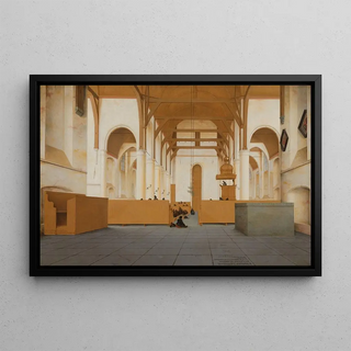 Pieter Jansz Saenredam - Interior of the SintOdulphuskerk in Assendelft.webp