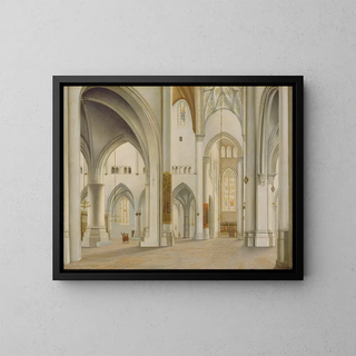 Pieter Jansz Saenredam - The Interior of Saint Bavo Haarlem.webp