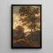 Landschaft mit Bäumen - Pieter Jansz van Asch — gerahmtes Bild an der Wand