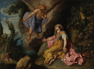 Hagar und der Engel - Pieter Lastman — Ansicht des Kunstwerks