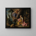 Hagar und der Engel - Pieter Lastman — gerahmtes Bild an der Wand