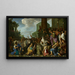 Paul und Barnabäus in Lystra - Pieter Lastman — gerahmtes Bild an der Wand