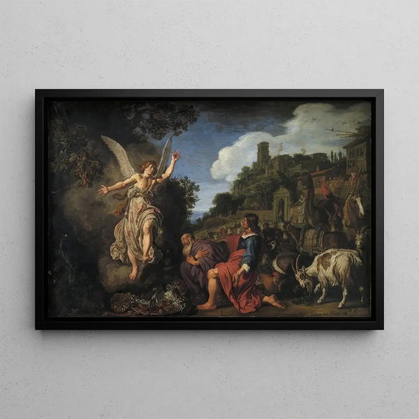 Pieter Lastman - The Angel Raphael Takes Leave of Old Tobit and his Son Tobias.webp