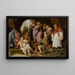 Die Auferstehung Lazars - Pieter Lastman — gerahmtes Bild an der Wand