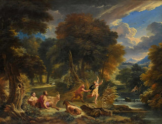 Pieter Mulier the Elder - Pan And Syrinx In A River Landscape.webp