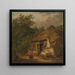 "Ferme près de Helvoirt" von Pieter Pietersz Barbiers — gerahmtes Bild an der Wand