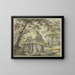 Mühle im Wald - Pieter Pietersz Barbiers — gerahmtes Bild an der Wand