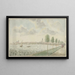 Vue de Kampen du côté de la rivière - Pieter Remmers — gerahmtes Bild an der Wand