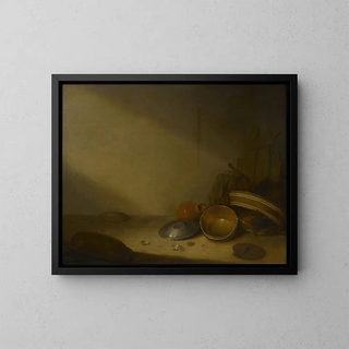 Pieter Symonsz Potter - Still life with old dishes.webp
