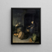 Der junge Koch - Pieter van den Bosch — gerahmtes Bild an der Wand