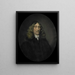 Portrait von Johan de Reus, Direktor der Rotterdamer Kammer der Niederländischen Ostindien-Kompanie, gewählt im Jahr 1657 - Pieter van der Werff — gerahmtes Bild an der Wand