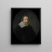 Portrait des Pieter Sonmans, Direktors der Handelskammer Rotterdam der Niederländischen Ostindien-Kompanie, gewählt im Jahr 1631 - Pieter van der Werff — gerahmtes Bild an der Wand