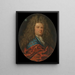 Portrait eines Mannes, vermutlich Theodorus Rijswijk, Bürgermeister von Amsterdam - Pieter van der Werff — gerahmtes Bild an der Wand