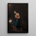 La Madeleine reuige - Pieter van der Werff — gerahmtes Bild an der Wand