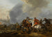 Kavallerie, die die Infanterie angreift - Pieter Wouwerman — Ansicht des Kunstwerks