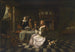 Innenraum-Bourgeois-Gemälde mit vier Personen - Kreis von Pieter de Hooch — Ansicht des Kunstwerks