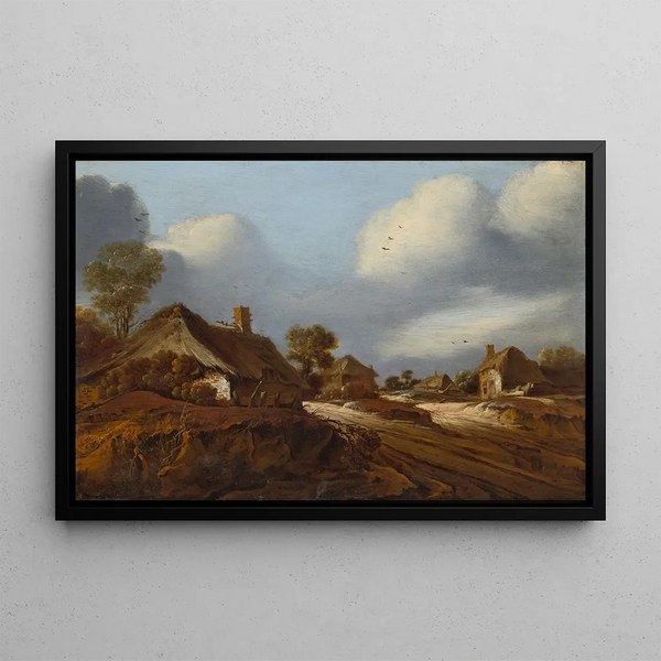Pieter van Santvoort - VIEW OF A DUTCH VILLAGE.webp