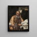 Sokrates - Pietro Bellotti — gerahmtes Bild an der Wand