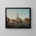 Venedig mit dem Großen Kanal, S. Geremia und dem Eingang des Cannaregio - Pietro Bellotti — gerahmtes Bild an der Wand