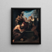 Mariage mystique de sainte Catherine - Pietro Faccini — gerahmtes Bild an der Wand