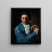Portrait des Architekten Giuseppe Valadier - Pietro Labruzzi — gerahmtes Bild an der Wand