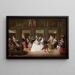 Das Klostertreffzimmer - Pietro Longhi — gerahmtes Bild an der Wand
