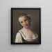 Eine junge Frau - Pietro Rotari — gerahmtes Bild an der Wand
