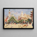 Der Park Monceau Pavillon der Weltausstellung - Pietro Scoppetta — gerahmtes Bild an der Wand