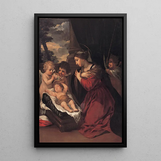 Pietro da Cortona - Madonna with the Child and angels.webp