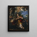 Sainte Martine verweigert die Anbetung der Götzenbilder - Pietro da Cortona — gerahmtes Bild an der Wand